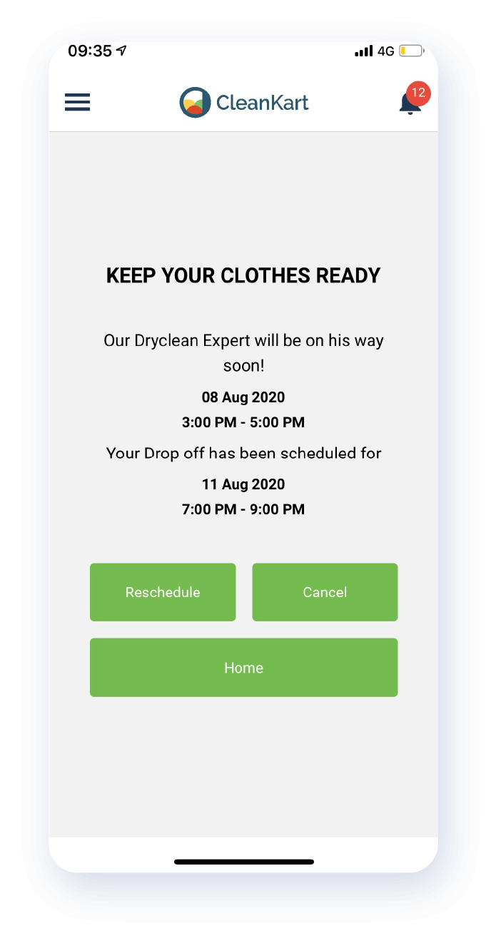 QDC app order pick up notification feature