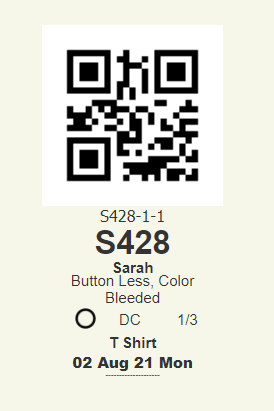 QR Code- Garment Loss in dry cleaning and Laundry