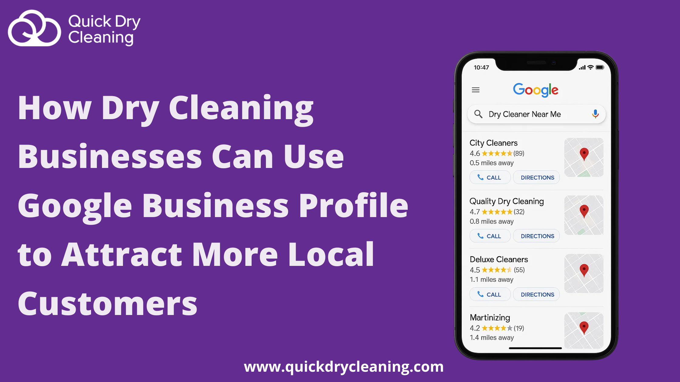 How Dry Cleaning Businesses Can Use Google Business Profile to Attract More Local Customers